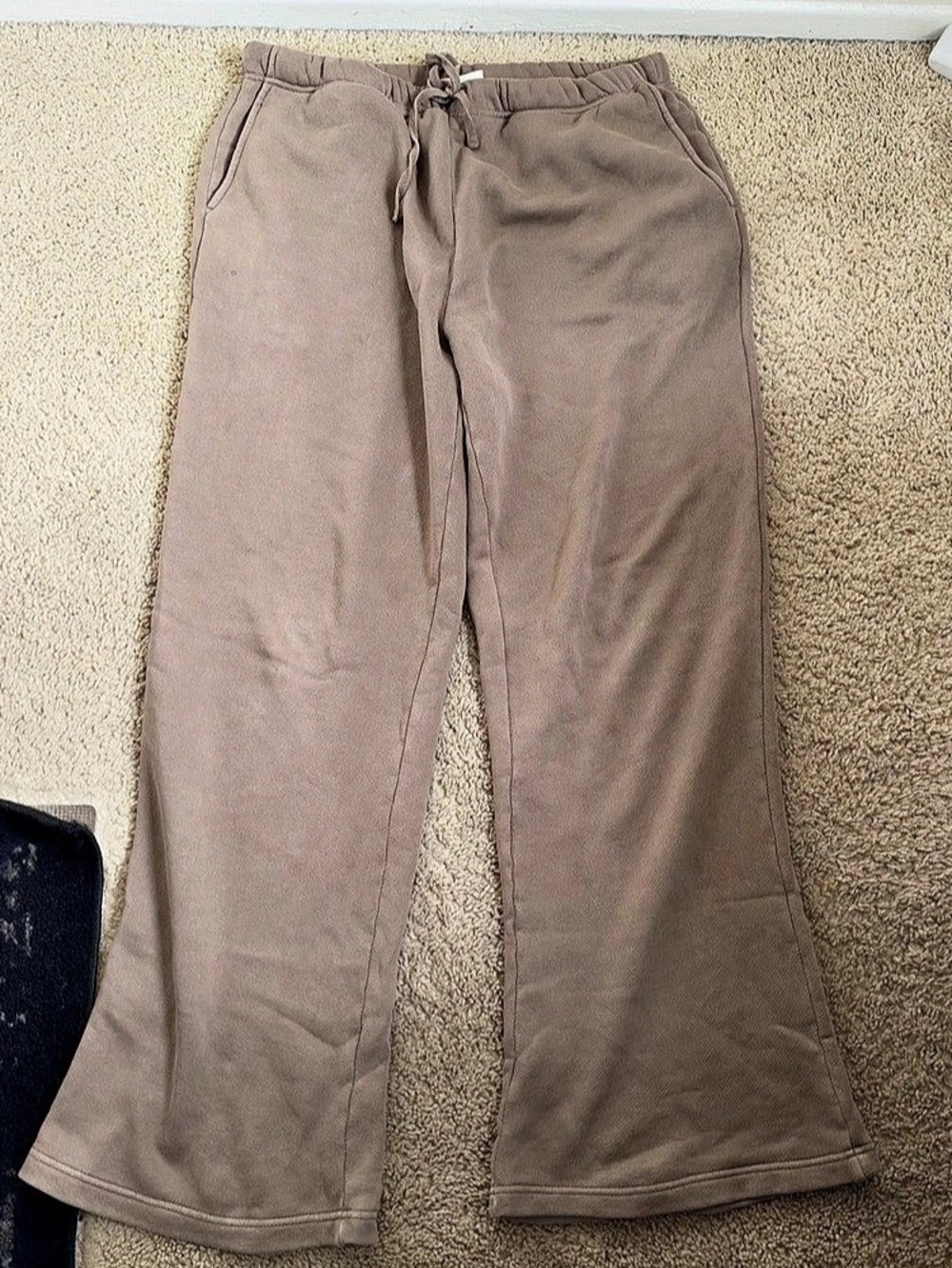 Elwood Core Straight Leg Sweatpants Wide Leg Brown XL